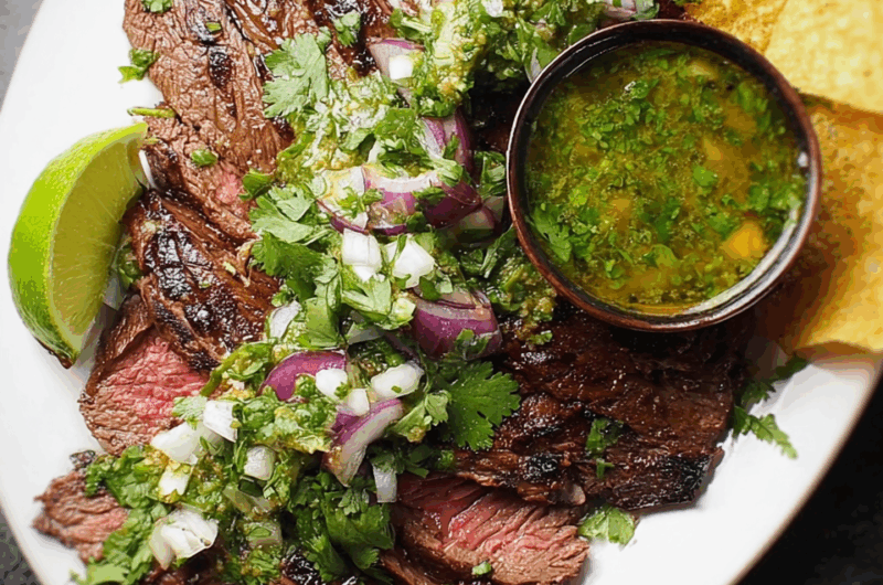 Grilled Cilantro-Lime Marinated Steak