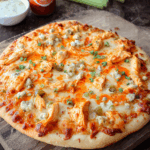Cheesy Buffalo Bliss Pizza with Grilled Chicken & Three Cheeses