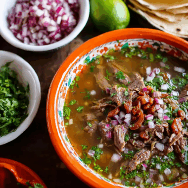 Tender Beef in Its Own Juices with Bacon & Pinto Beans