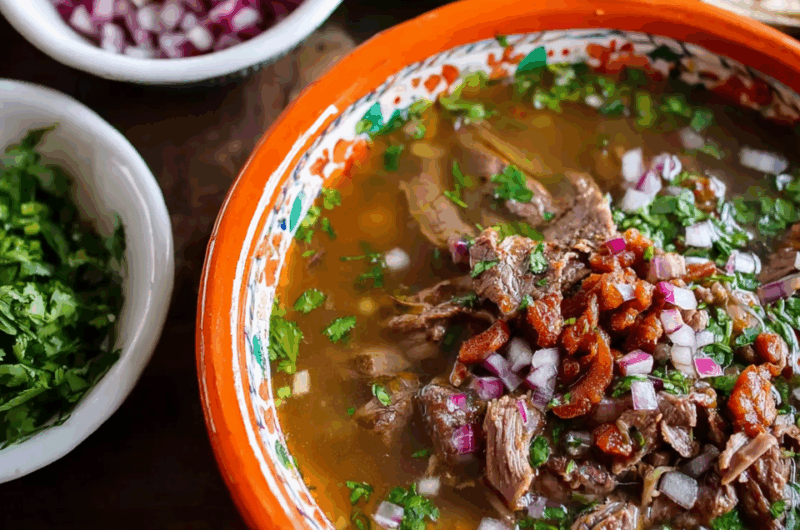 Tender Beef in Its Own Juices with Bacon & Pinto Beans
