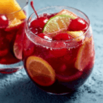 Refreshing Spanish Red Wine Sangria with Citrus and Berries