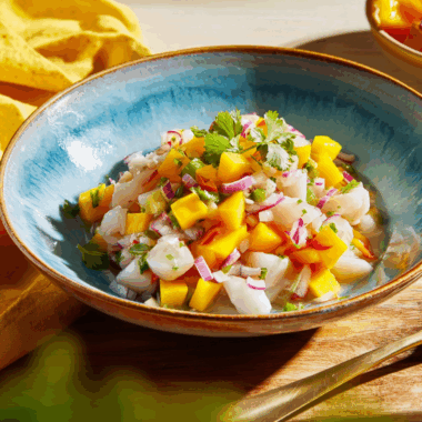 Zesty Mango-Infused White Fish Ceviche Delight