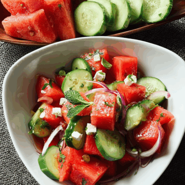 Cool & Crisp Cucumber-Watermelon Delight