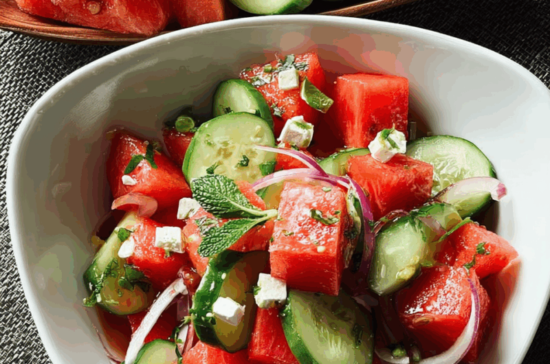 Cool & Crisp Cucumber-Watermelon Delight