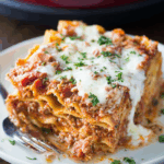 Cheesy Slow-Cooked Comfort Lasagna