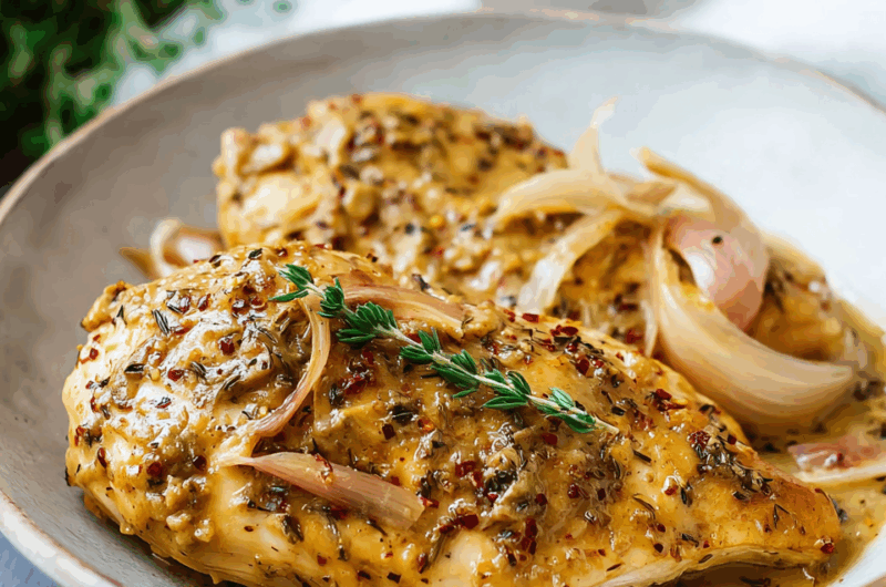 Tender Chicken in a Creamy Dijon Sauce