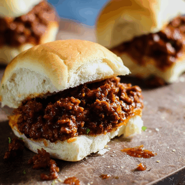 Bold Sloppy Joes with Sweet Heat & Hidden Veggies