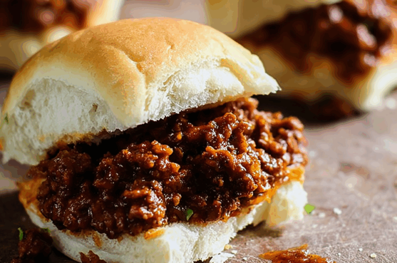Bold Sloppy Joes with Sweet Heat & Hidden Veggies
