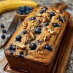 Moist & Crunchy Blueberry Banana Walnut Loaf