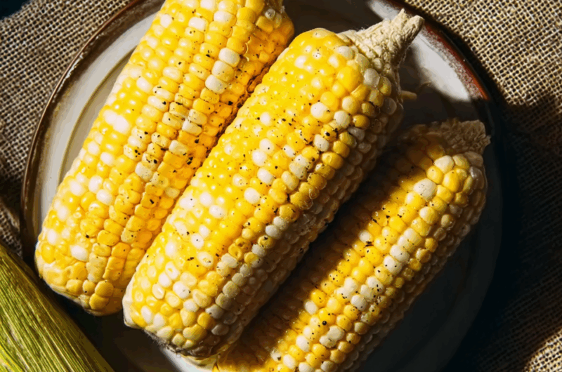 Sweet & Juicy Buttered Corn in Minutes
