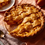 Classic Homemade Peach Pie with Golden Flaky Crust