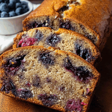 Moist & Juicy Blueberry Banana Bread Delight