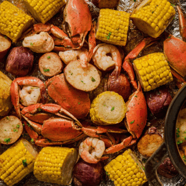 Coastal Seafood Boil with Shrimp, Sausage, and Corn