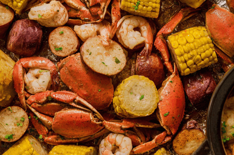 Coastal Seafood Boil with Shrimp, Sausage, and Corn