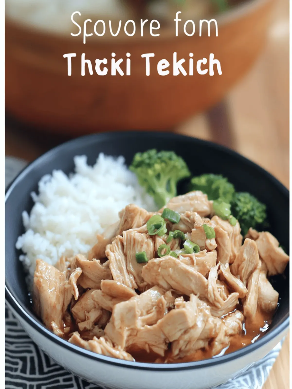 Slow Cooker Chicken Teriyaki