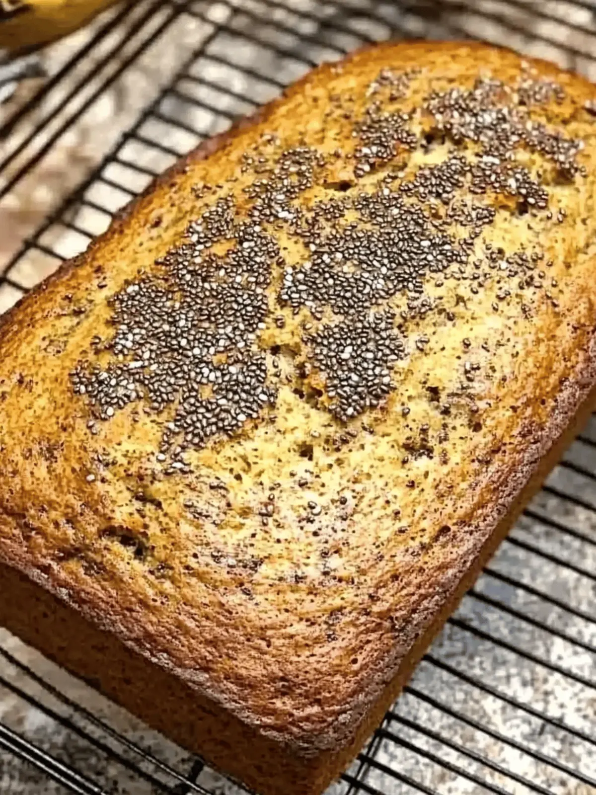 Chia Banana Bread – Fiber, Omega 3 & A Nice Crunch!