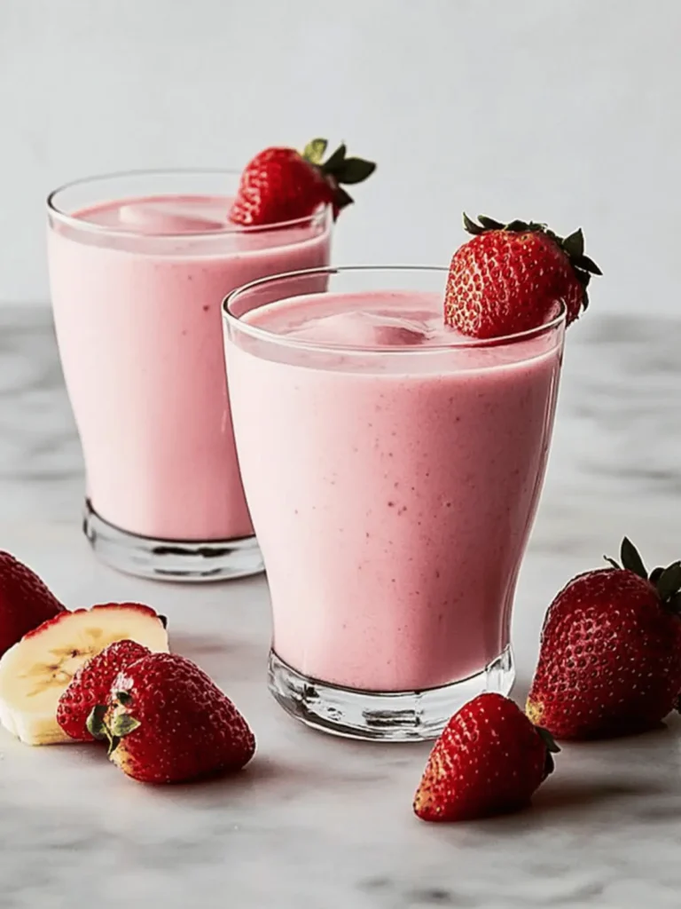 Delicious Strawberry Banana Smoothie for a Quick Boost 4 Strawberry Banana Smoothie