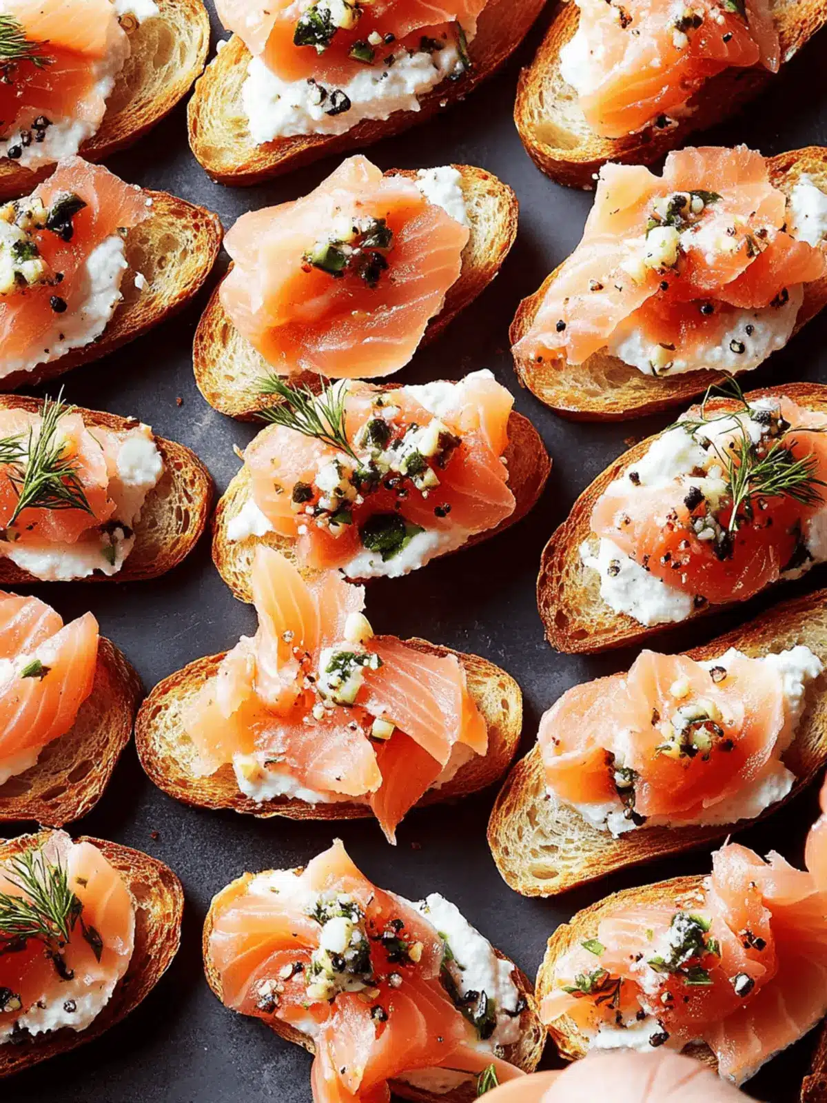 Smoked Salmon Crostini