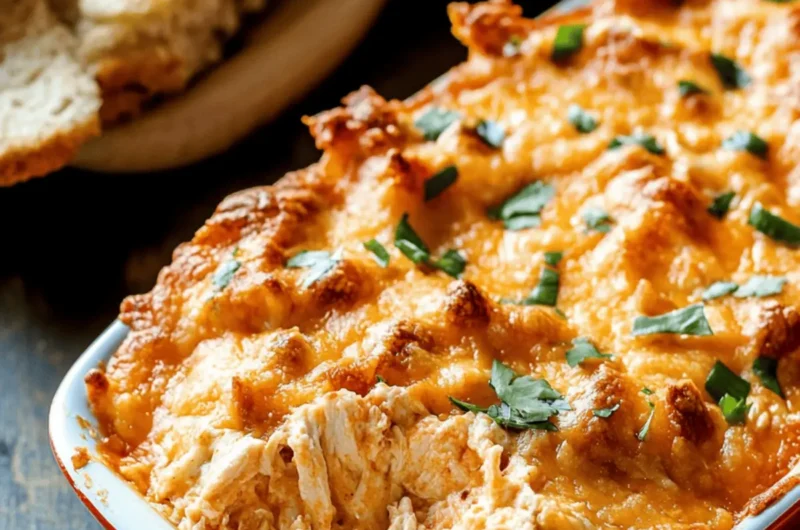 Baked Buffalo Chicken Dip