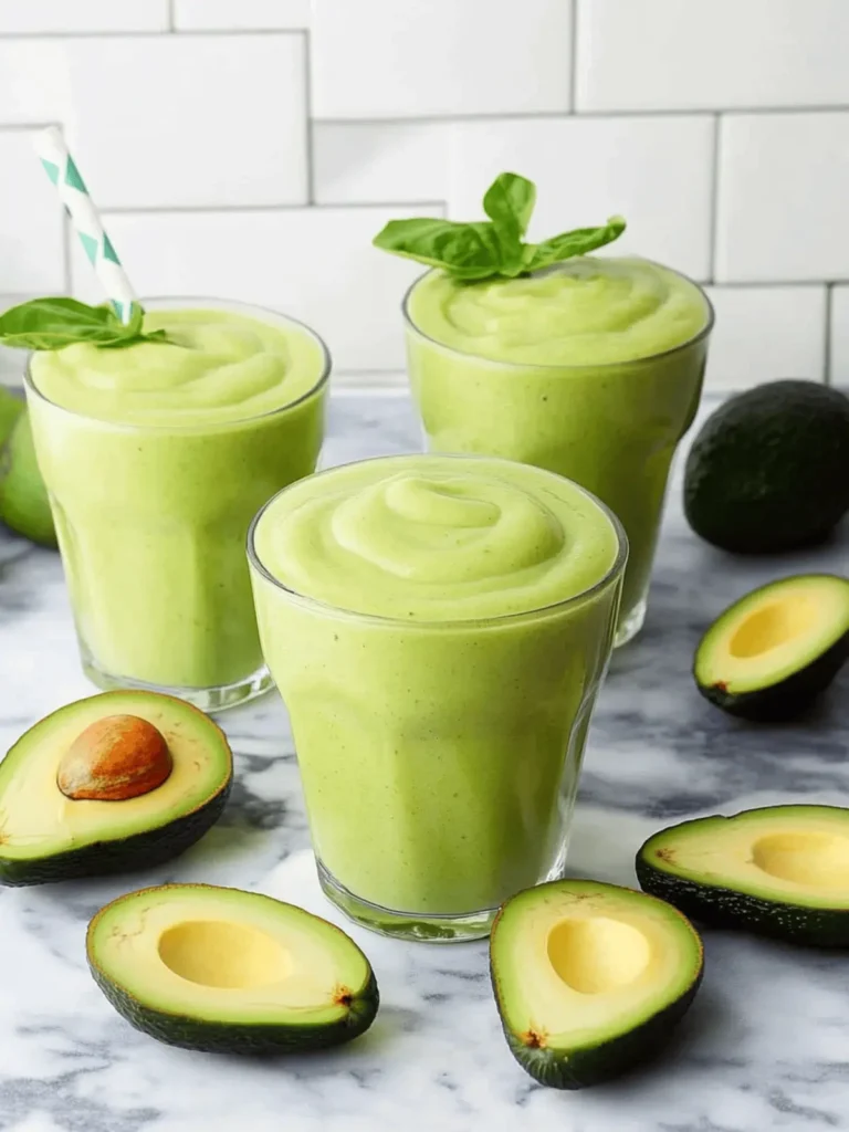 Creamy Avocado Smoothie That Will Kickstart Your Day 3 Avocado Smoothie