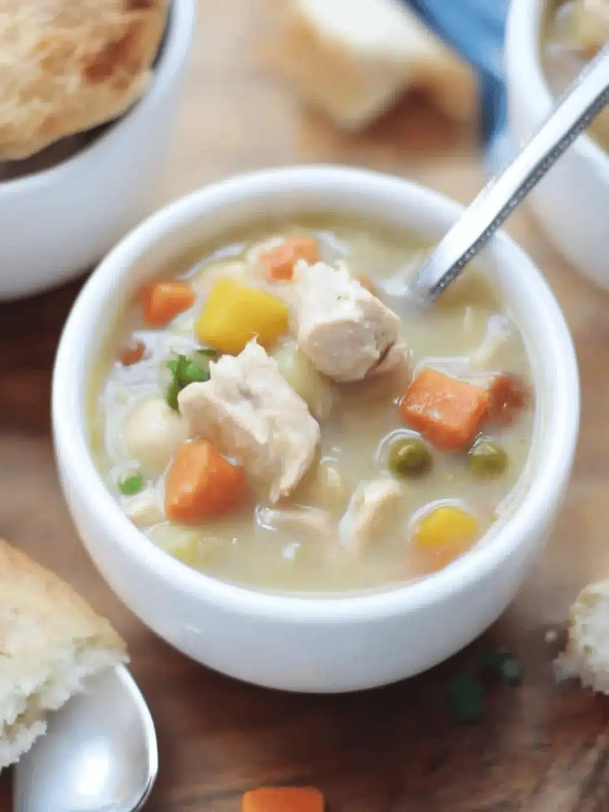 Slow Cooker Chicken Pot Pie Soup