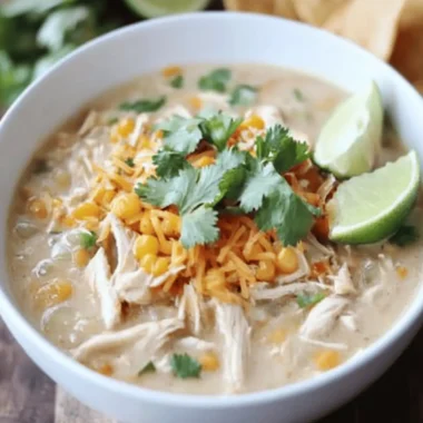 Slow Cooker White Chicken Chili