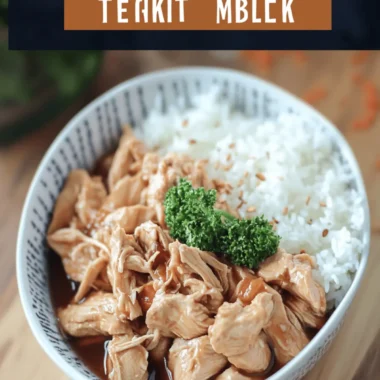 Slow Cooker Chicken Teriyaki