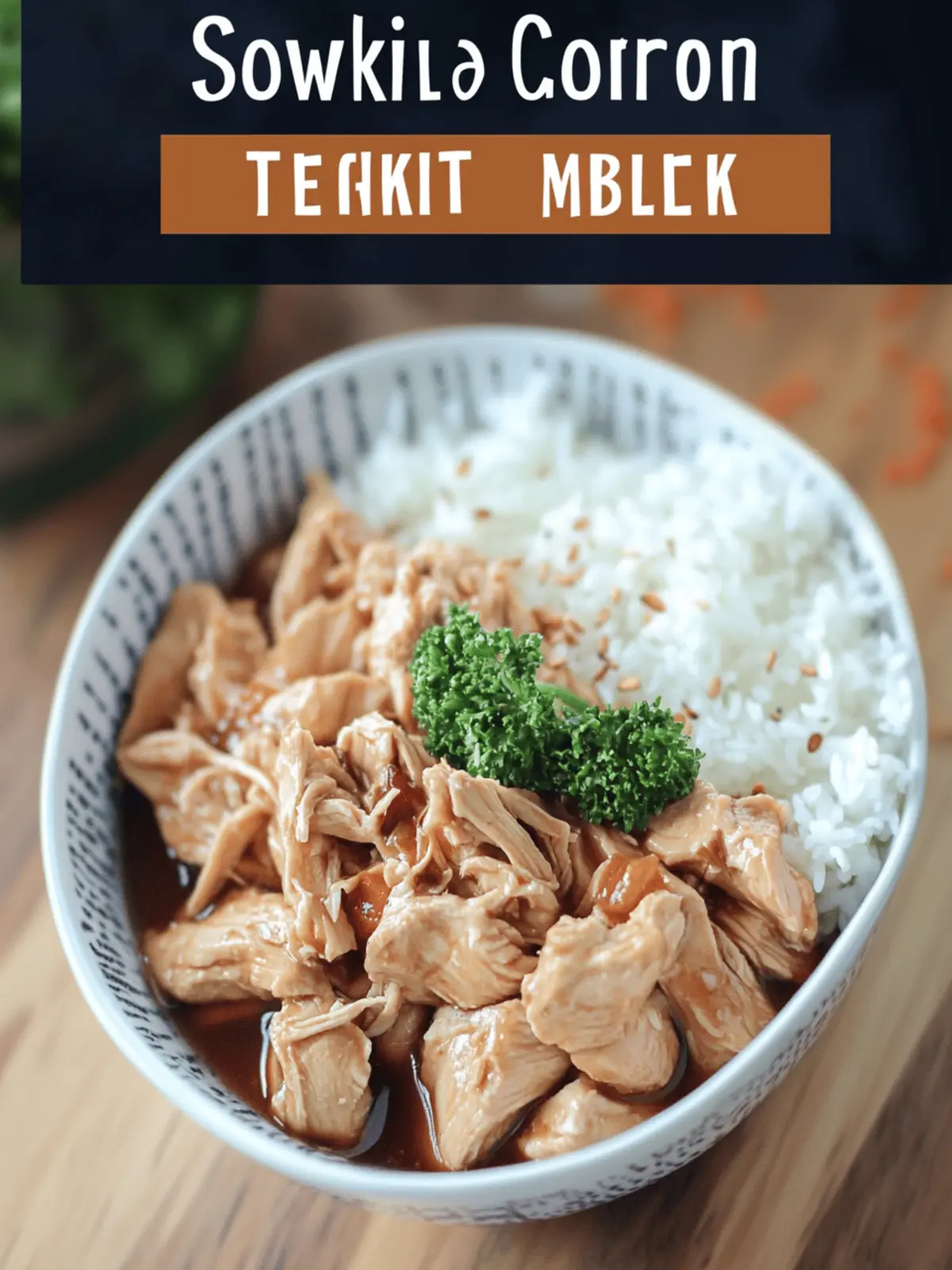 Slow Cooker Chicken Teriyaki