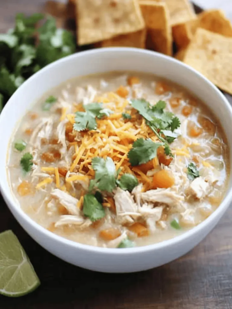 Savory Slow Cooker White Chicken Chili for Cozy Nights 3 Slow Cooker White Chicken Chili