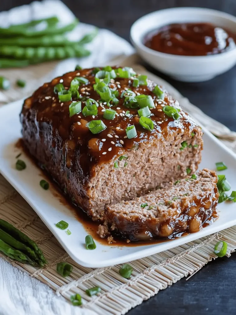 Asian Inspired Meatloaf: A Savory Twist for Family Dinners 2 Asian Inspired Meatloaf