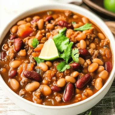 Slow Cooker Cowboy Beans