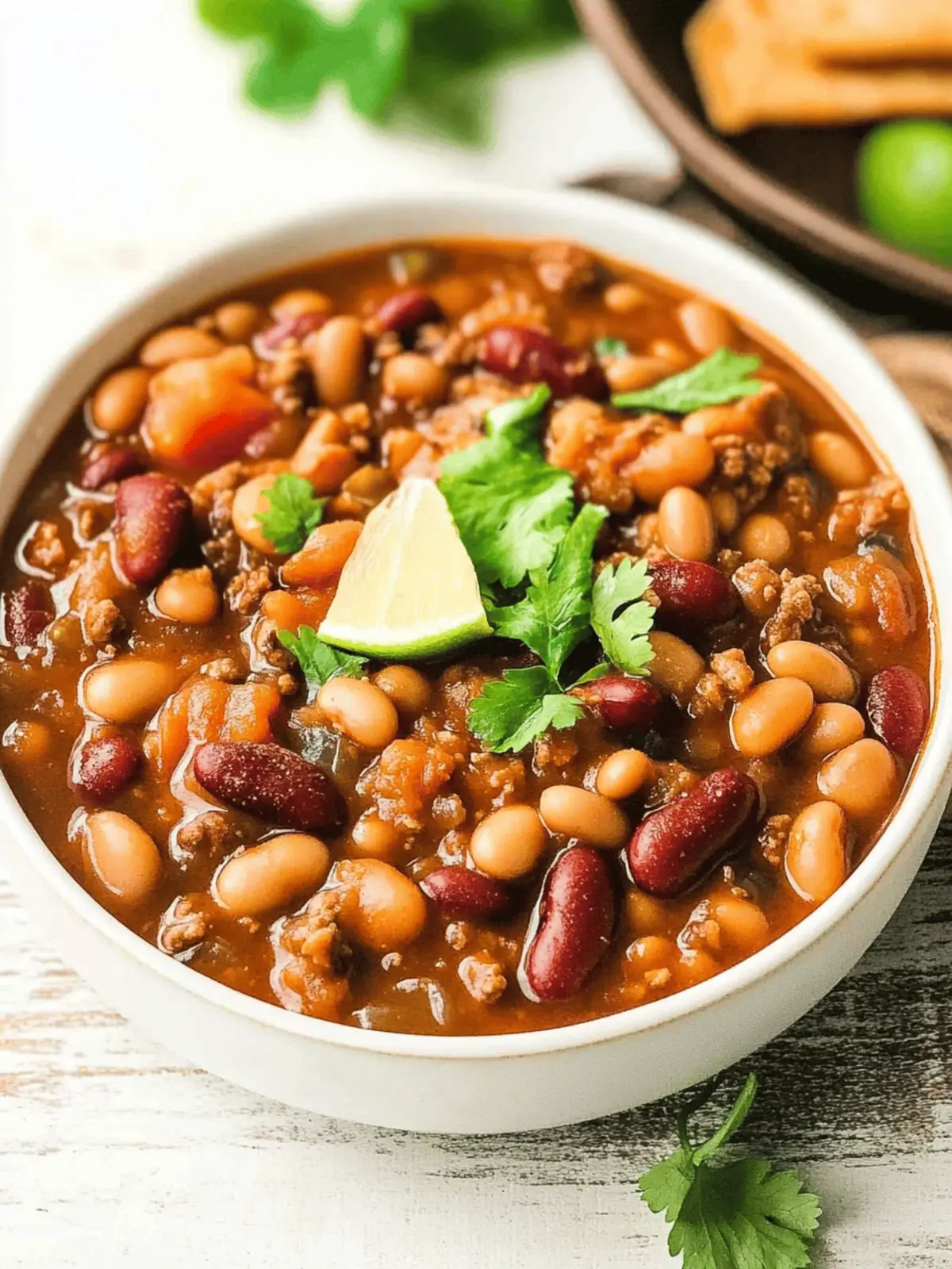 Slow Cooker Cowboy Beans