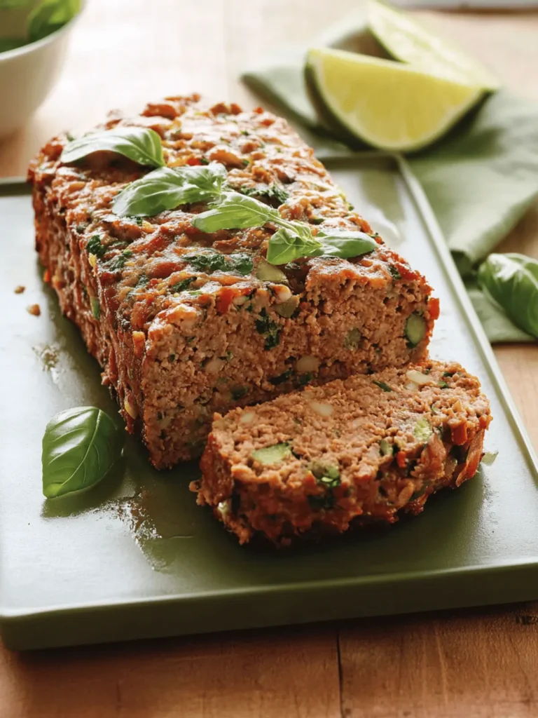 Savory Thai-Style Meatloaf for a Healthy Dinner Delight 2 Thai-style meatloaf