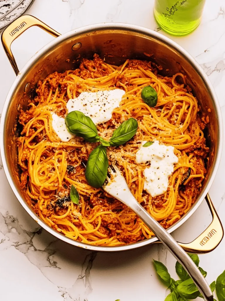 One Pot Pasta Magic: Quick Comfort in Every Bite 3 One Pot Pasta