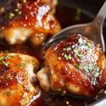 Brown Sugar Garlic Chicken Thighs