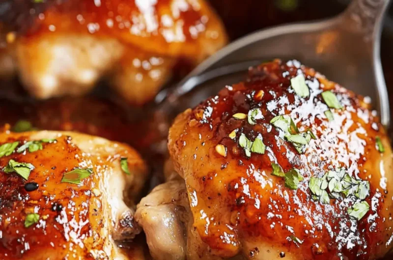 Brown Sugar Garlic Chicken Thighs