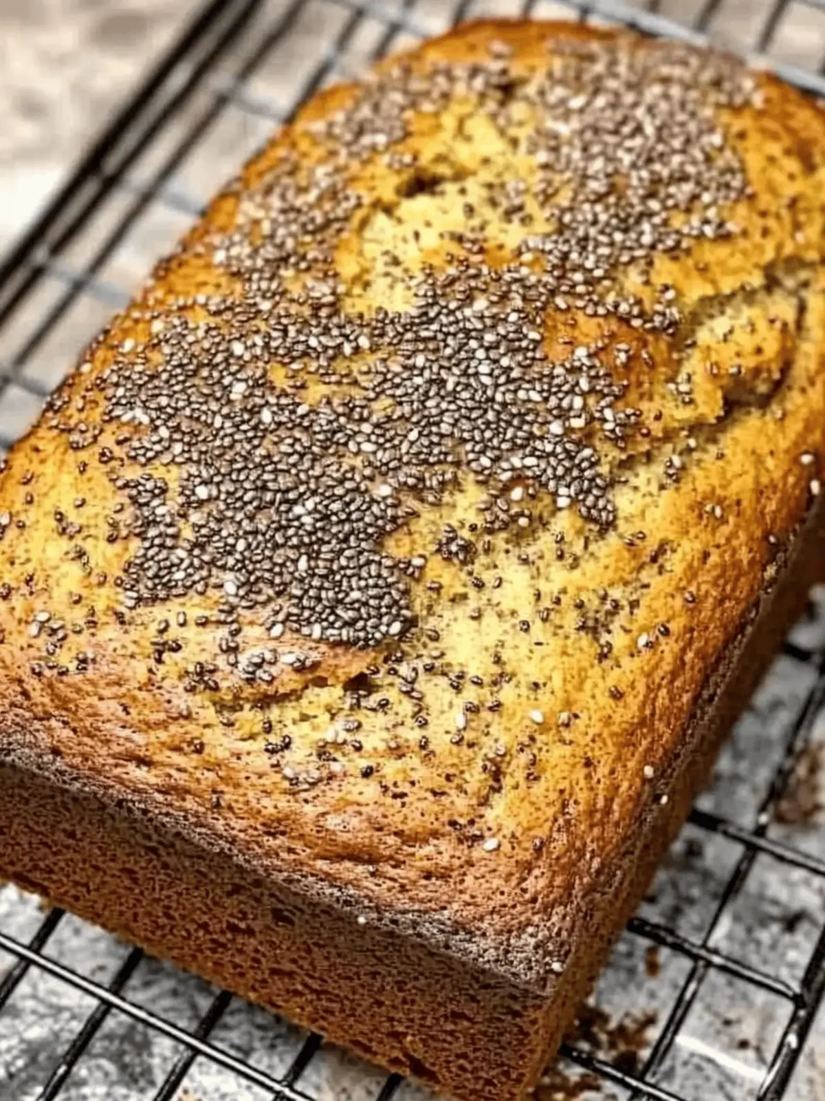 Chia Banana Bread – Fiber, Omega 3 & A Nice Crunch!