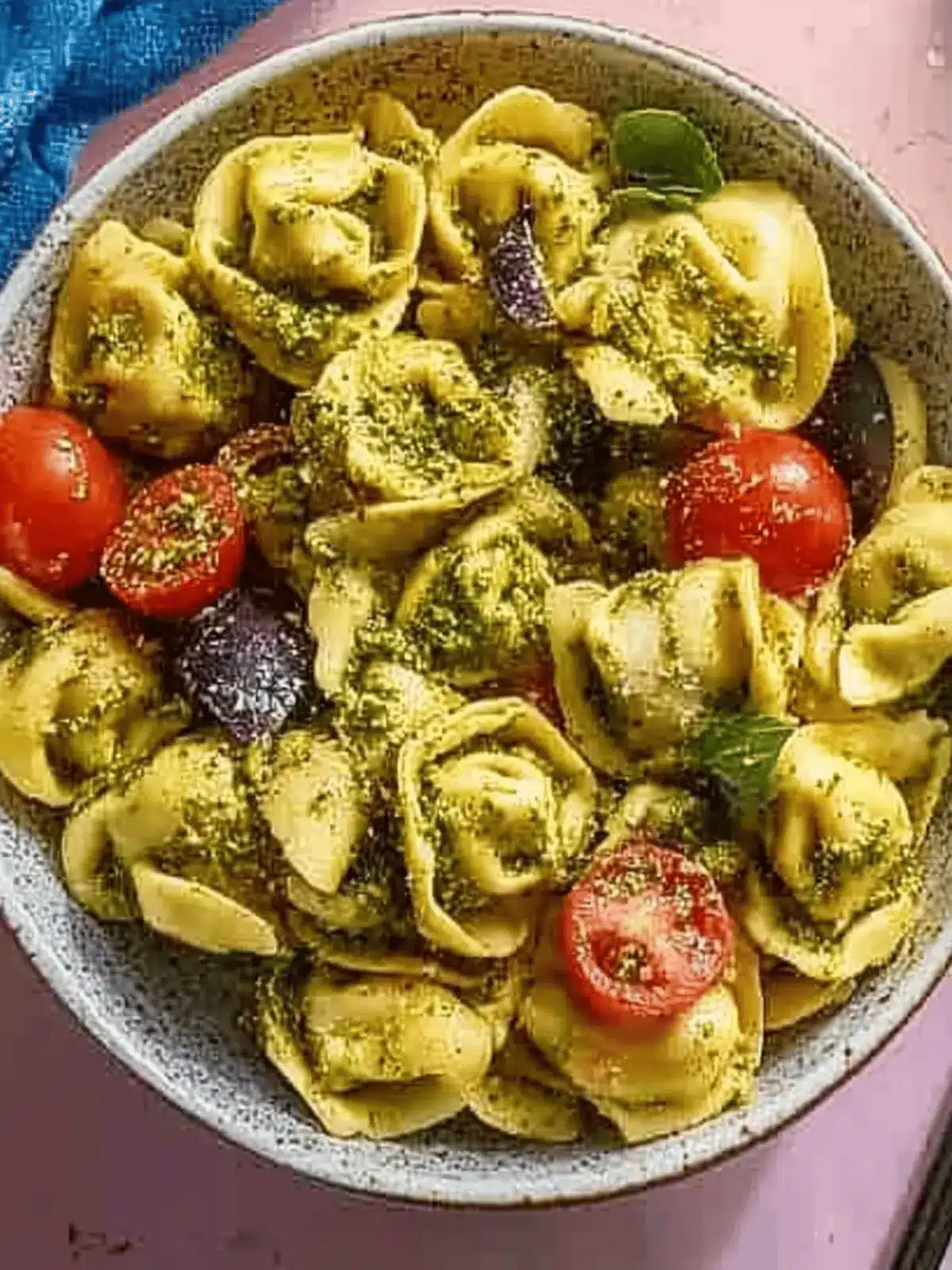 Pesto Tortellini Salad
