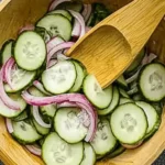 Cucumber and Red Onion Salad