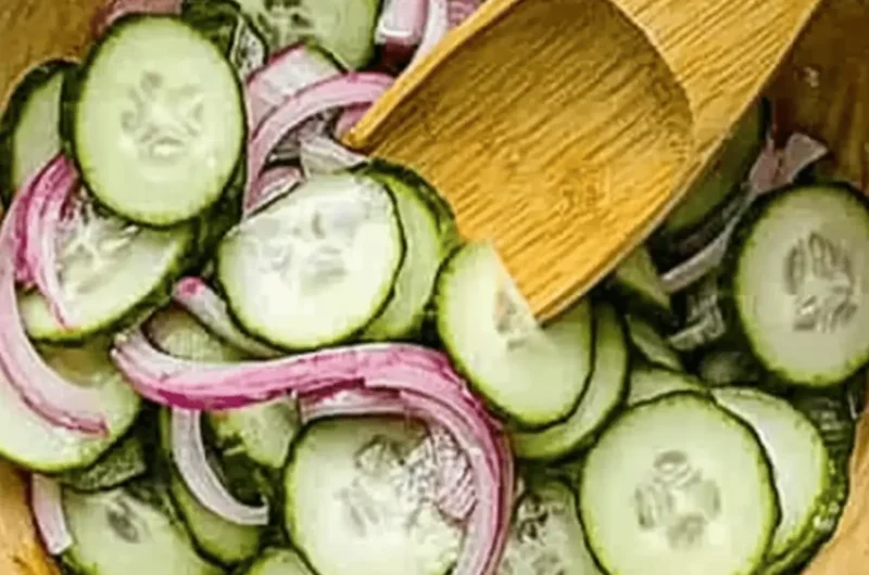 Cucumber and Red Onion Salad