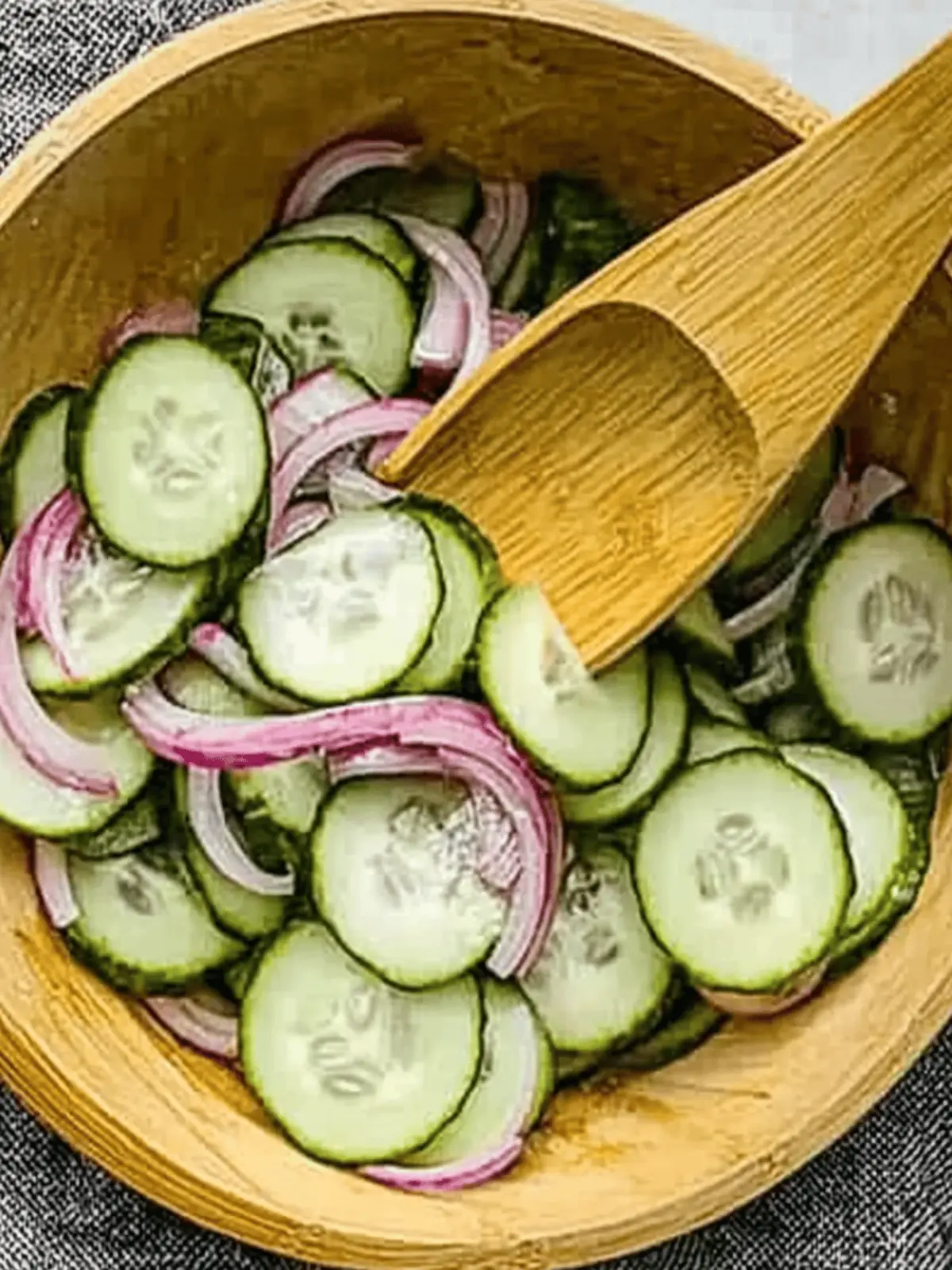 Cucumber and Red Onion Salad