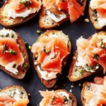 Smoked Salmon Crostini