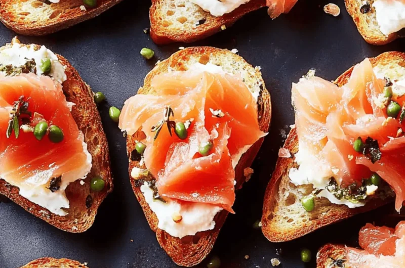 Smoked Salmon Crostini
