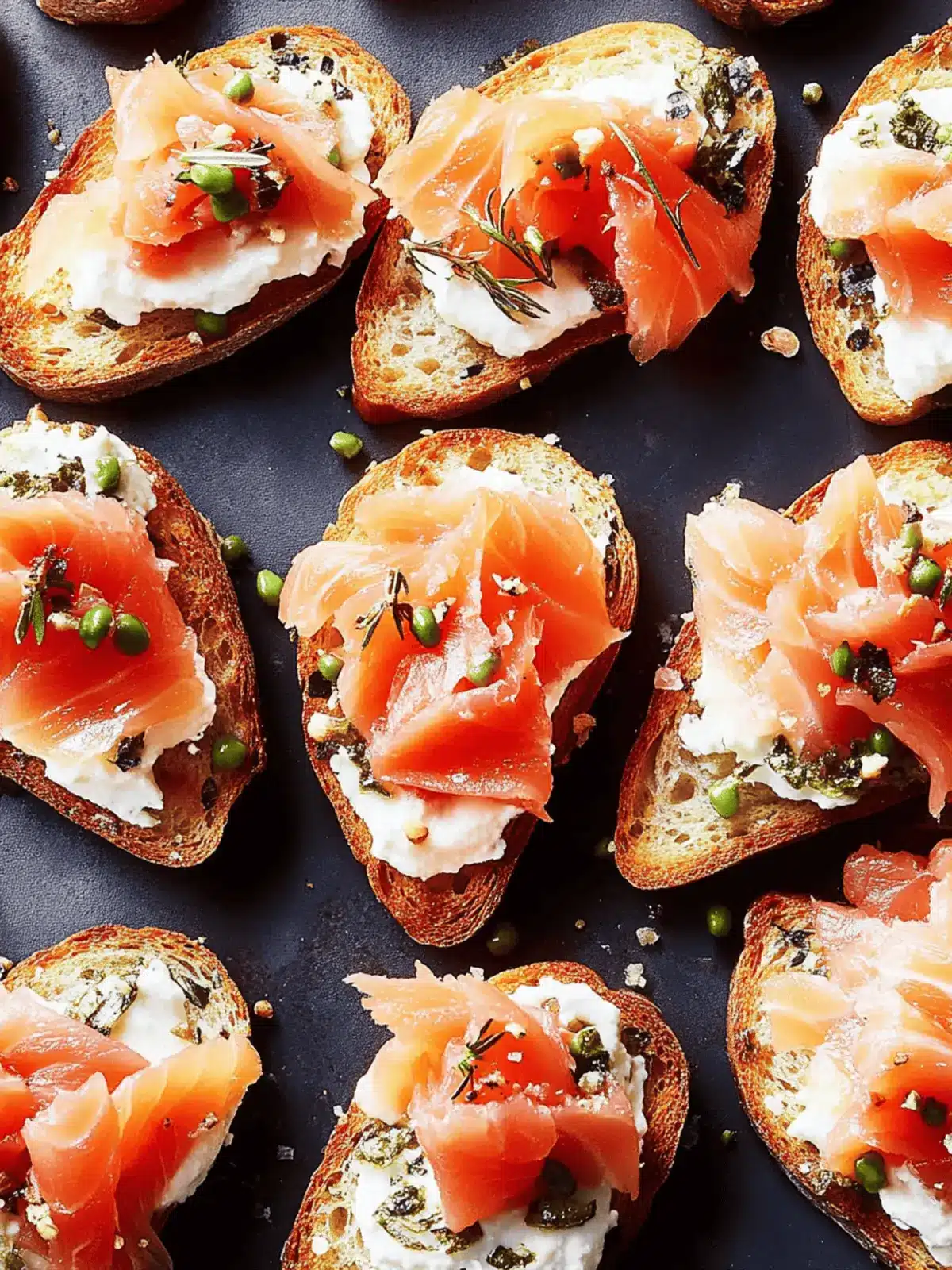 Smoked Salmon Crostini