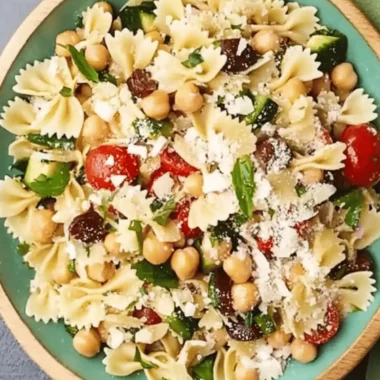 Chickpea Pasta Salad