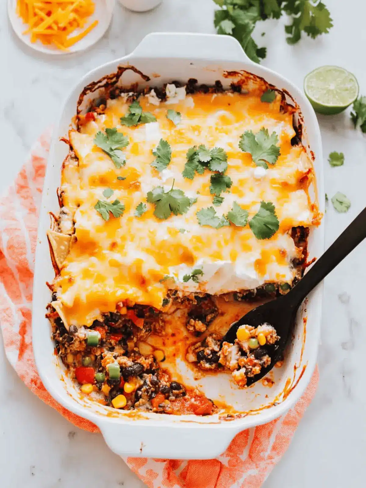 Walking Taco Casserole