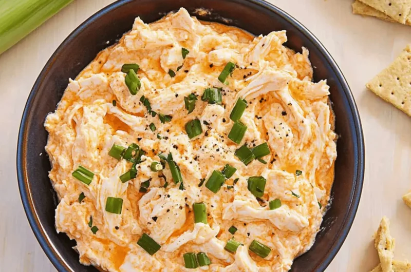 Cold Buffalo Chicken Dip w/Rotisserie Chicken