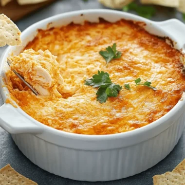 Leftover Buffalo Chicken Dip
