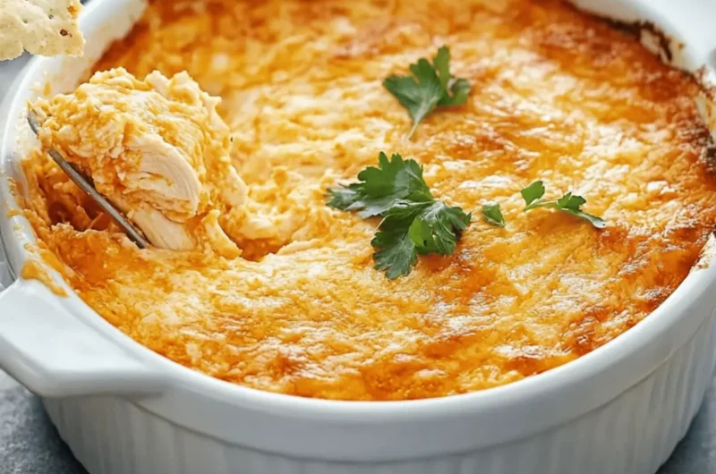 Leftover Buffalo Chicken Dip