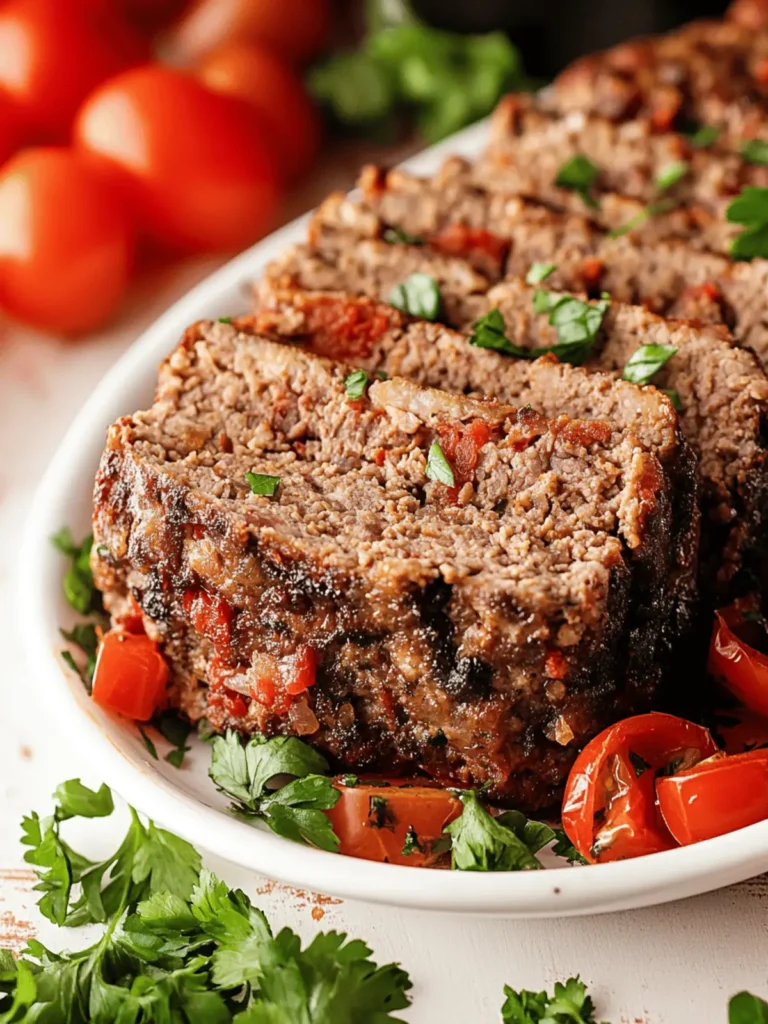 Mediterranean Meatloaf: A Flavorful Twist for Family Dinner 3 Mediterranean Meatloaf